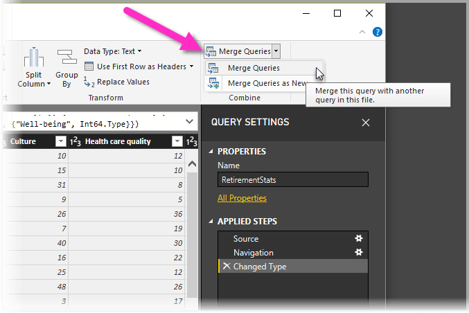 Merge Queries